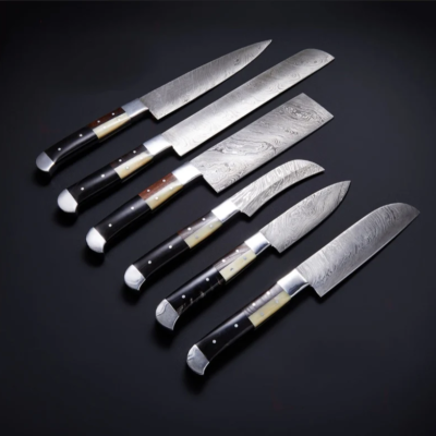 Hand Forged Kitchen Knives Set