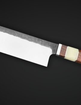 Nakiri – Culinary Black & Polish Forged Hammer Steel